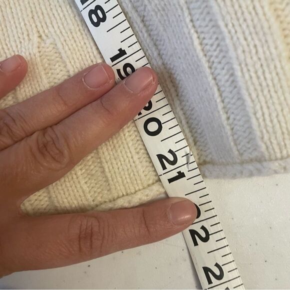 MADEWELL GOLD Star Knit Pullover Sweater 100% merino wool crew neck size XS - Picture 7 of 10